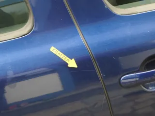 Skoda Octavia 1Z Kombi Tür hinten rechts blau LF5Q (ohneAnbauteile) - Bild 8