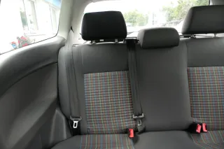 VW Polo 9N 9N3 Sitz Rückbank Sitzfläche Sitze 3 Punkt Gurt hinten mit Kopfstütze - Bild 7