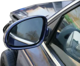 VW Passat 3BG elektrischer Spiegel Außenspiegel links blau LD5Q Blinker Glas - Bild 1