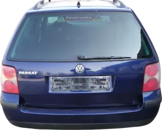 Passat 3BG Kombi Variant Heckklappe Klappe Kofferraumklappe grau LD7W Scheibe - Bild 1