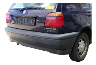 VW Golf 3 1H 1E Cabrio Limousine Stoßstange hinten Heckstoßstange schwarz - Bild 6
