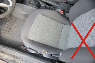 VW Polo 9N 6R Ibiza Sitzgestell Sitz Fahrersitz links 2/3-Türer - Nur Gestell - Bild 2