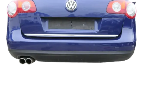 VW Passat 3C Kombi Stoßstange hinten Heckstoßstange Stoßfänger blau LC5E PDC