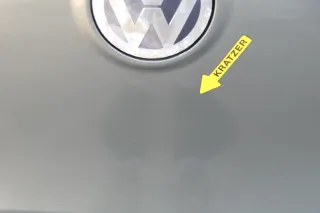 VW Golf 5 V Heckklappe hinten Kofferraumklappe mit Scheibe grau grün LA6Q - Bild 6