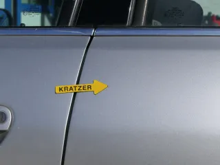 Audi A4 B5 Tür nur Türblatt hinten links silber LY7W - Facelift - Bild 5