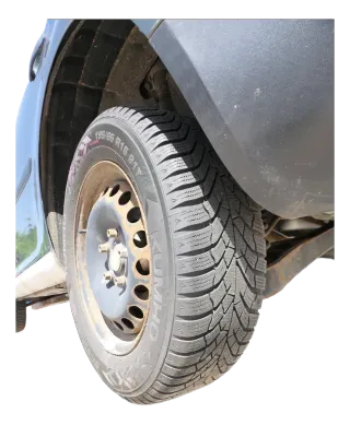 4x VW Golf 6 Plus 5M 195/65 R15 91T Winterreifen M+S Felgen Reifen M&S  ca.5-7mm - Bild 7