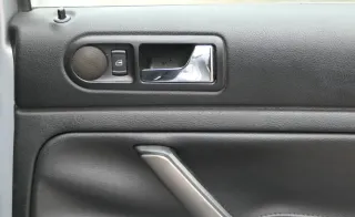 1x Passat 3B 3BG Türverkleidung Verkleidung Tür hinten rechts schwarz Leder - Bild 4
