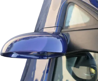 VW Golf 5+6 5M1 Plus elektrischer Spiegel Außenspiegel links blau LD5Q Glas - Bild 4