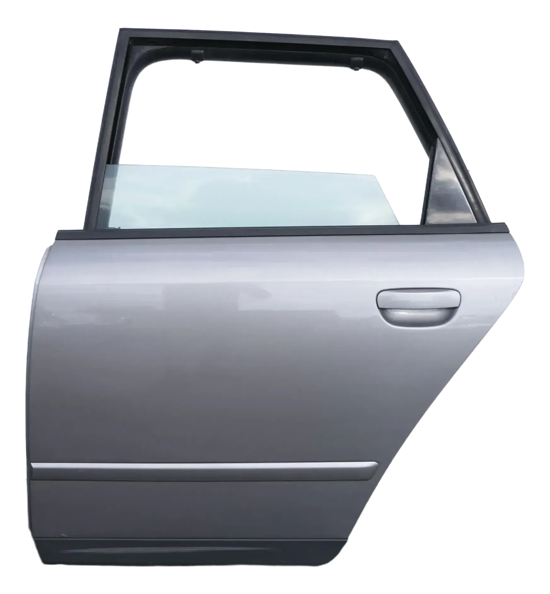Audi A4 B6 8E Türblatt Tür hinten links grau LY7Q Kombi Avant - Bild 1