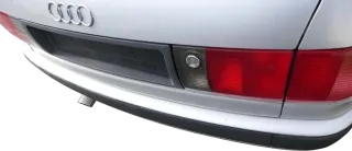 Audi 80 8C Limousine Stoßstange hinten Spoiler grau LY7T Heckstoßstange - Bild 3