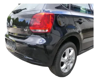 VW Polo 6R Stoßstange Heckstoßstange hinten schwarz LC9X - PDC Stoßfänger - Bild 4