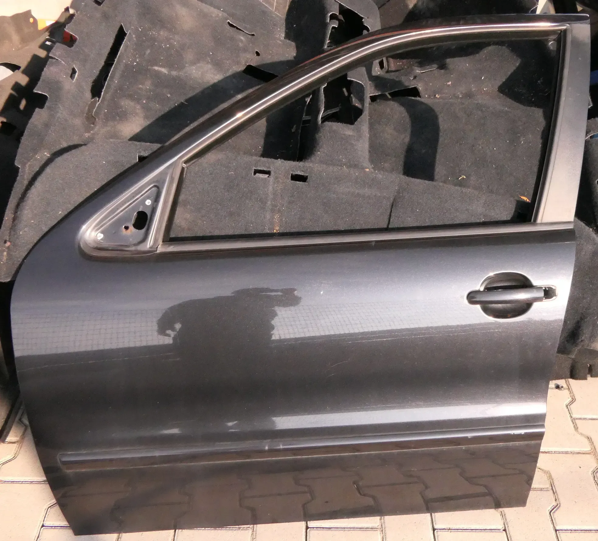 Seat Leon Toledo 1M Tür vorne links Fahrertür schwarz LC9Z - Bild 1