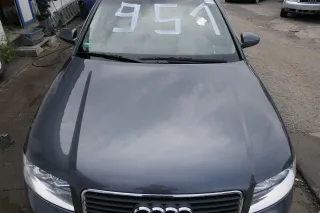 Audi A4 B6 8E Motorhaube Haube Klappe grau LX7Z +Grill - Bild 1