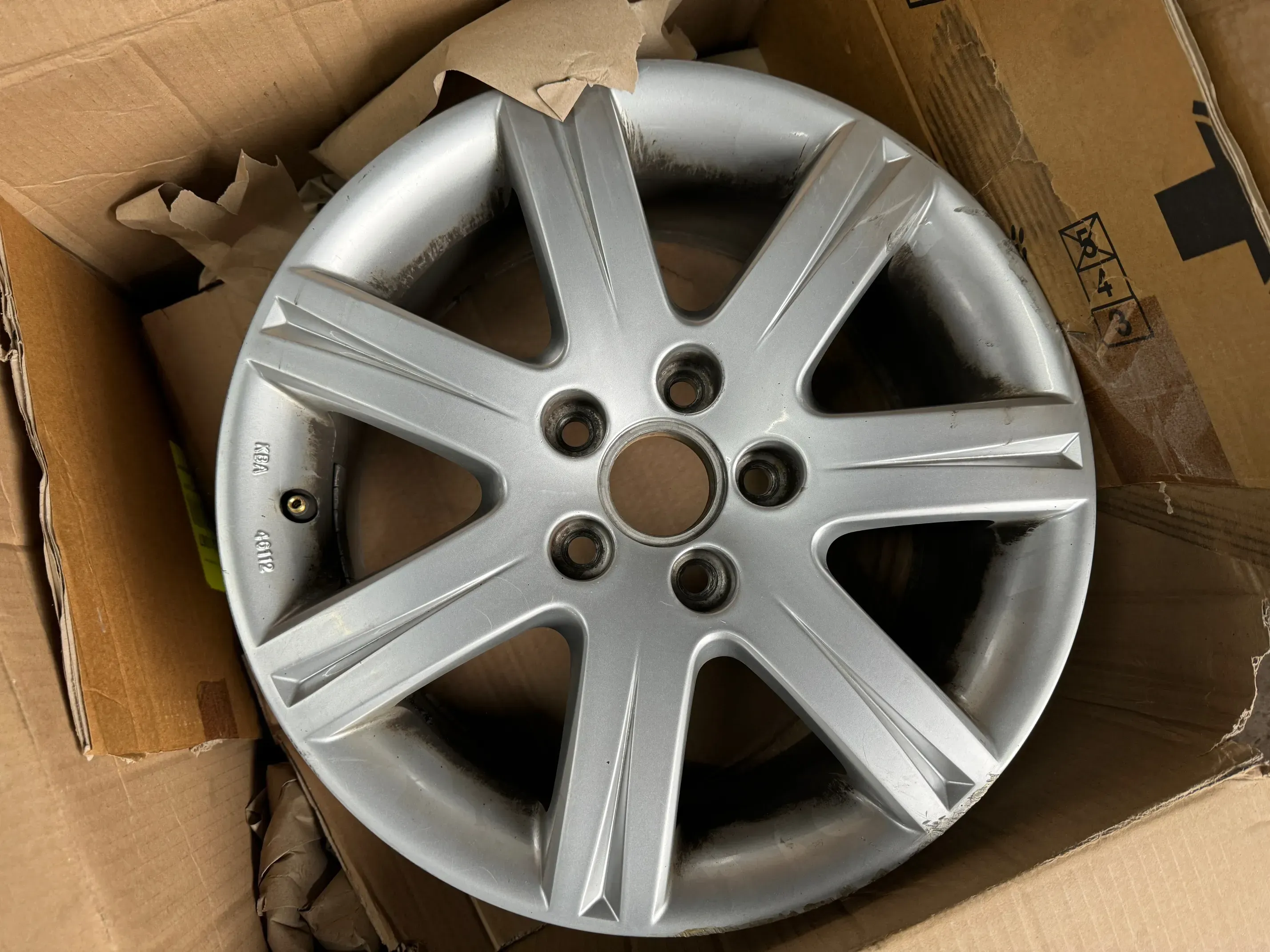 1x Audi A6 4F Alufelge Felge original 4F0071496  666 7x16H2 ET42 KBA 46112 - Bild 1