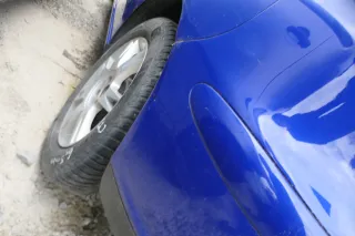 Seat Ibiza 6L Stoßstange Heckstoßstange hinten blau LS5G - Bild 9