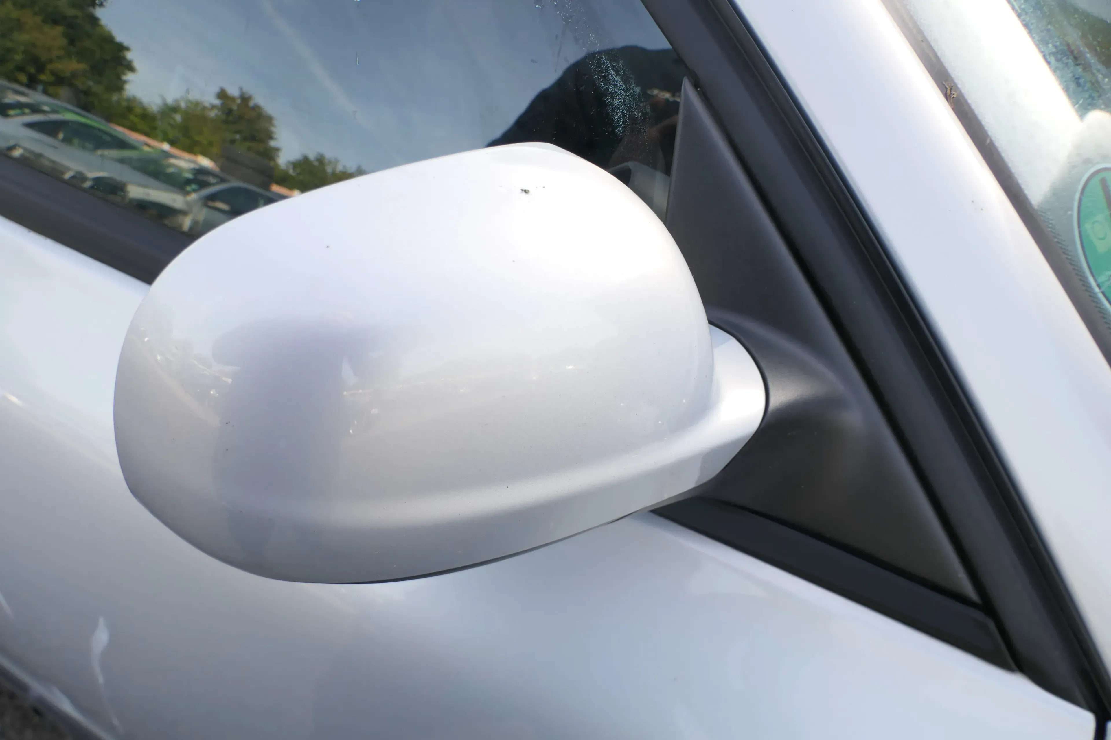 VW Passat 3B 3BG elektrischer Spiegel Außenspiegel rechts Glas grau silber LB7Z - Bild 1