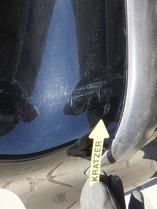 VW Polo 9N 9N3 Stoßstange Heckstoßstange hinten schwarz L041 uni - Bild 2