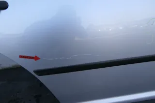 VW Golf 4 Bora Tür hinten rechts nur Kombi / Variant grau silber LA7W reflexsilb - Bild 4