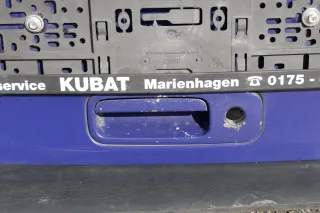 VW Polo 6N Heckklappe Klappe Kofferraumklappe mit Scheibe blau LD5D Klappe chaga - Bild 3