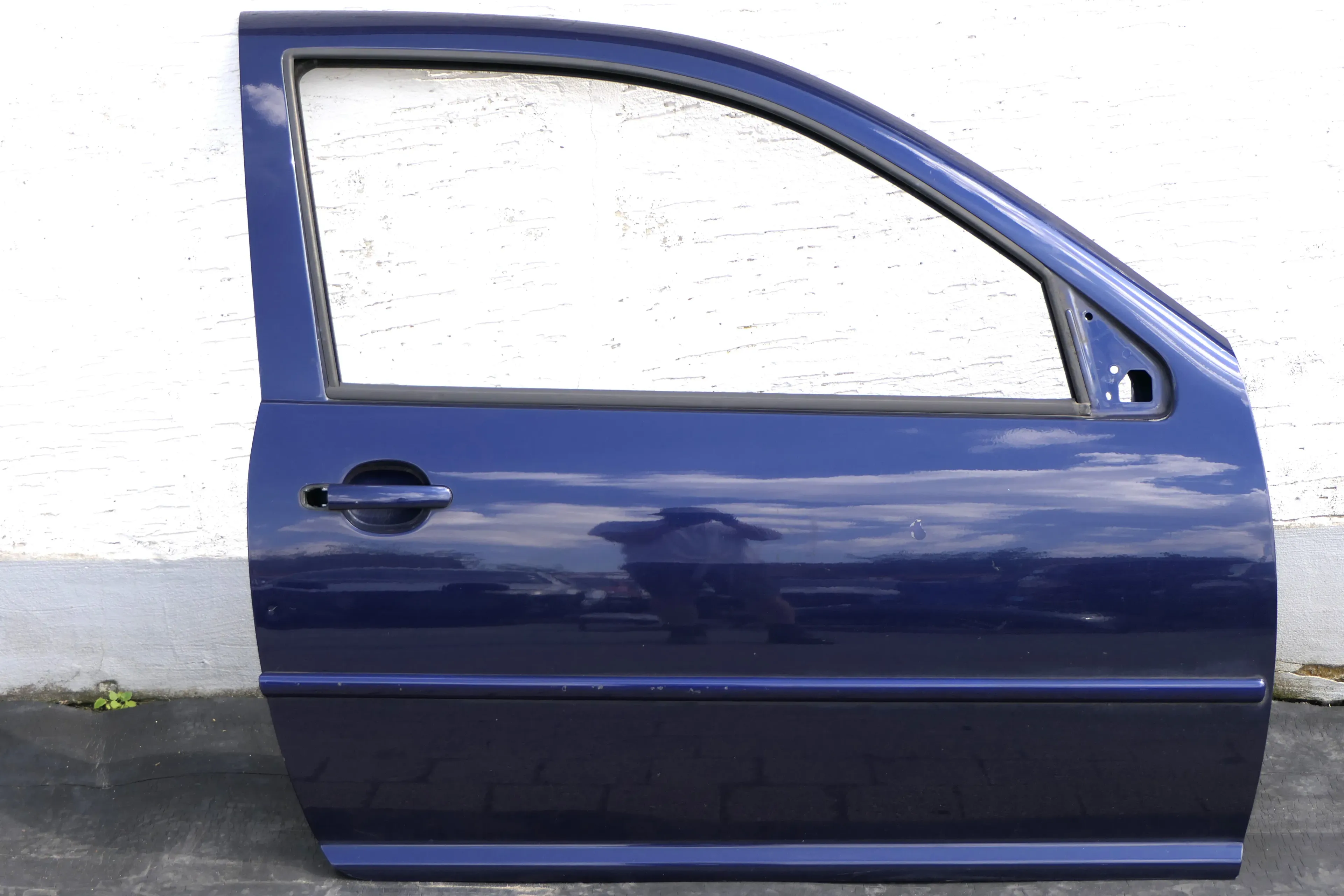 VW Golf 4 Tür vorne rechts Beifahrertür 2/3-Türer blau LB5N indigoblau 79,99 - Bild 1