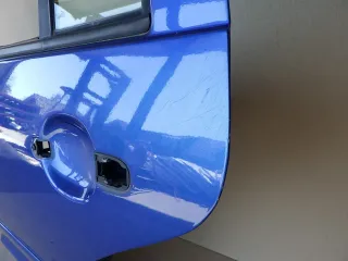 VW Golf 4 Bora Tür hinten links nur Kombi / Variant blau LA5W - Bild 3