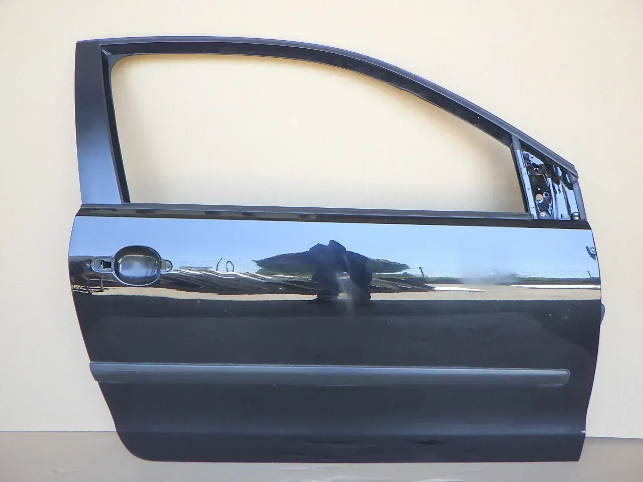 VW Polo 9N 9N3 Tür vorne rechts Beifahrertür schwarz LC9Z metallic 2/3-Türer - Bild 1