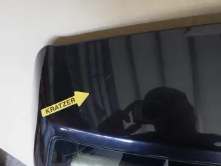 VW Passat 3B Kombi Variant Heckklappe Klappe hinten mit Scheibe schwarz LC9Z - Bild 4