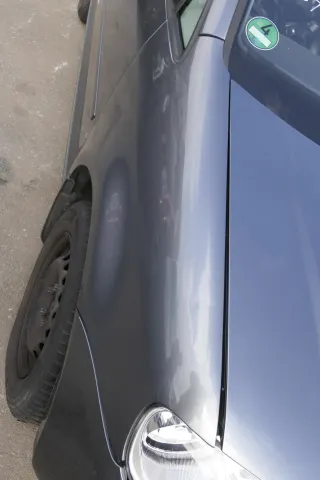 VW Touran 1T Kotflügel vorne rechts grau LD7X 1T0821022A ca.Bj. 2003-2006 platin - Bild 3