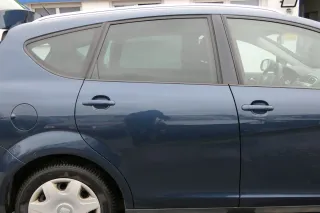 Seat Altea XL 5P Tür hinten rechts grau blau LS5Y - ohneAnbauteile - Bild 1