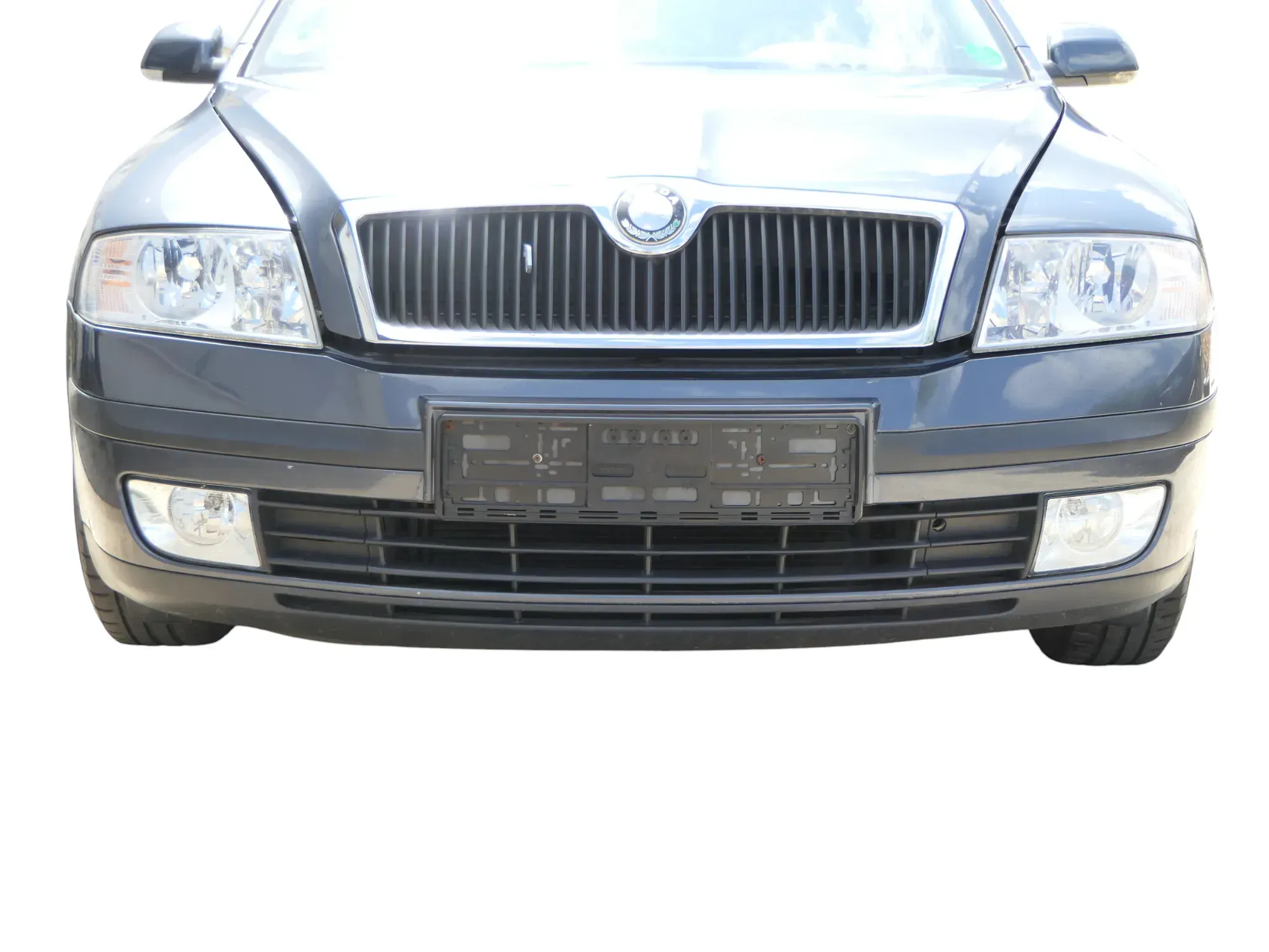 Skoda Octavia 1Z Stoßstange vorne Frontstoßstange LF8J grau - Bild 1