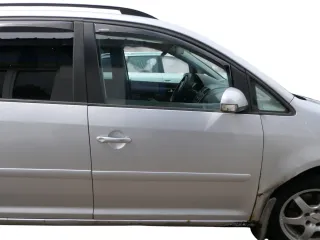 VW Touran 1T 1T3 Tür vorne rechts Beifahrertür silber LA7W - ohne Anbauteile - Bild 1
