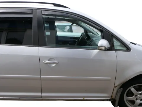 VW Touran 1T 1T3 Tür vorne rechts Beifahrertür silber LA7W - ohne Anbauteile