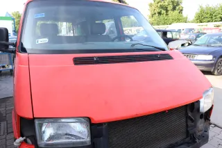 VW T4 Transporter Pritsche Motorhaube Haube Klappe vorne rot Kurze AC0 - Bild 1