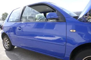 VW Lupo Seat Arosa Tür vorne rechts Beifahrertür blau LW5Z (für elektr.Fenst - Bild 1