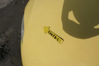 VW Fox 5Z Motorhaube Klappe vorn vorne gelb LY1C Haube - Bild 5