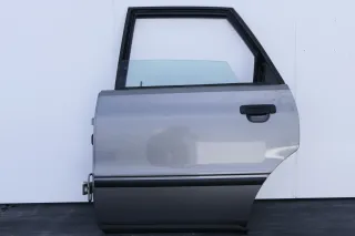 Audi 80 90 Limouisne Stufenheck Tür hinten links Rahmen Türblatt grau LY7P - Bild 1