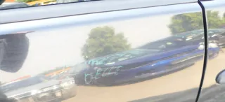 VW Golf 5 V 1K Tür nur das Türblatt hinten rechts 4/5-Türer schwarz LC9Z met - Bild 2