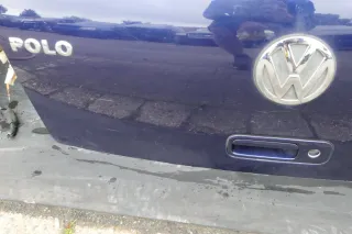 VW Polo 6N2 Heckklappe Klappe hinten Kofferraumklappe blau LB5N indigobl Scheibe - Bild 2