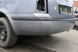Skoda Octavia 1U Kombi Combi Stoßstange hinten Heckstoßstange silber grau LF7U - Bild 2
