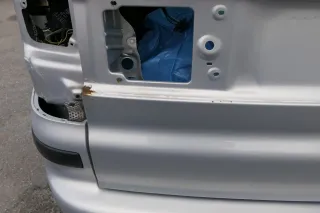 VW Sharan 7M Heckklappe Scheibe  Klappe hinten ab Bj.2000 silber LB7Z satinsilbe - Bild 3