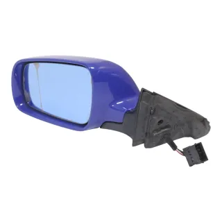 Audi A3 8L elektrischer Spiegel Außenspiegel links mit Glas blau LY5M - Bild 3