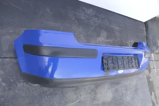 VW Golf 4 Limousine Stoßstange hinten Heckstoßstange Stoßfänger blau LW5Z - Bild 3