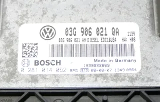 VW Golf Plus 5M Steuergerät 1.9 TDI 77kw 105PS BXE Motor 03G906021QA - Bild 1