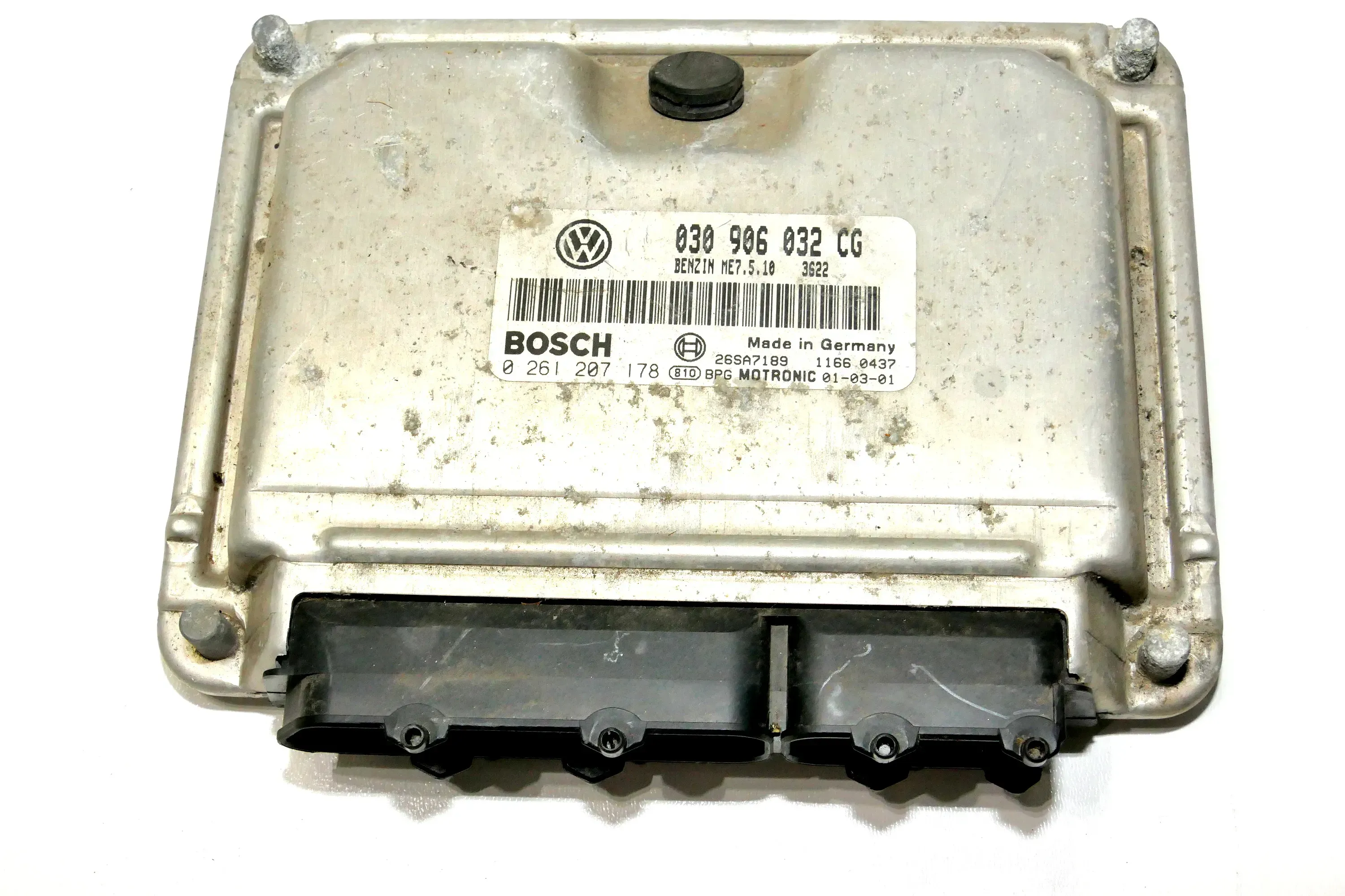 VW Polo 6N2 Steuergerät 1,4l 44kw 60PS AUD Motor 030906032CG 030906032DT - Bild 1