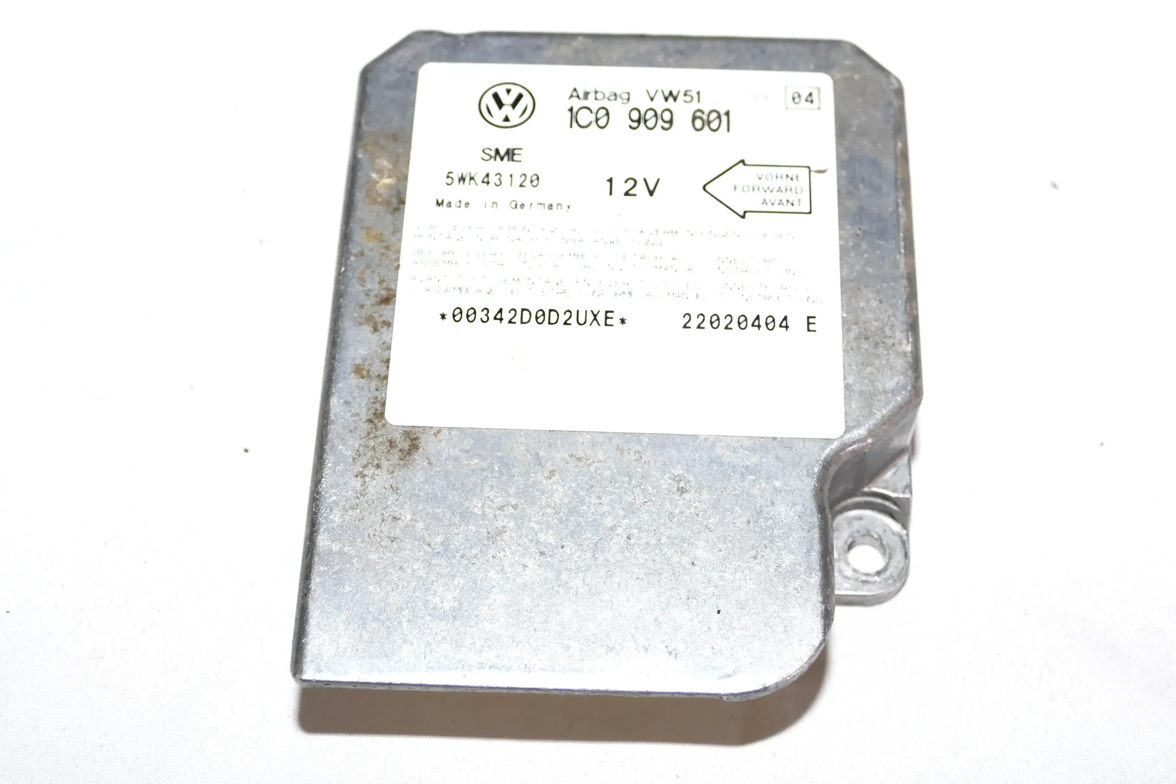 VW Golf 4 Bora T5 Steuergerät Airbag Airbagsteuergerät 1C0909601 Index 04 Lupo - Bild 1