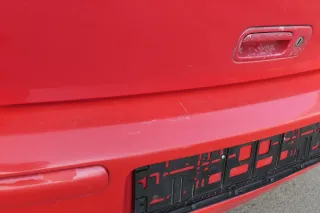 VW Polo 6N2 Stoßstange hinten Heckstoßstange Stoßfänger rot LP3G flash - Bild 6