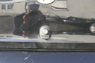 VW Fox 5Z Heckklappe Kofferraumklappe Klappe hinten + Scheibe schwarz L041 uni - Bild 3