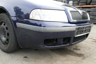 Skoda Octavia 1U Stoßstange vorne Frontstoßstange blau LF5U tiefseebla abBj.2001 - Bild 5
