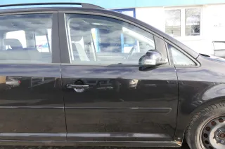 VW Touran 1T 1T3 Tür vorne rechts Beifahrertür schwarz LC9Z bl - ohne Anbauteile - Bild 1
