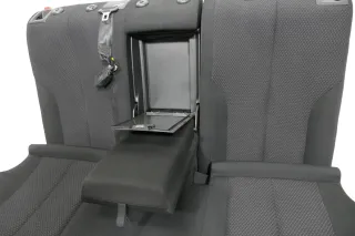 VW Passat 3C Limousine Sitz Rückbank Sitzfläche Sitze schwarz - Bild 2